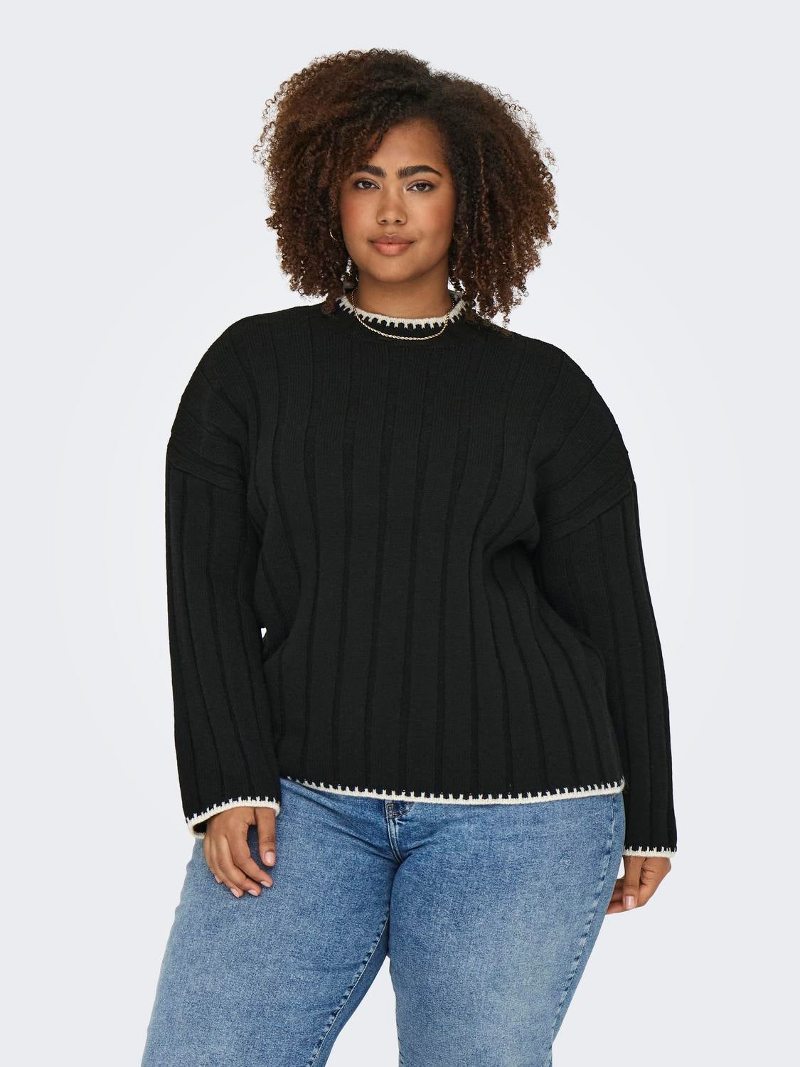 CARCHICK Strickpullover Black