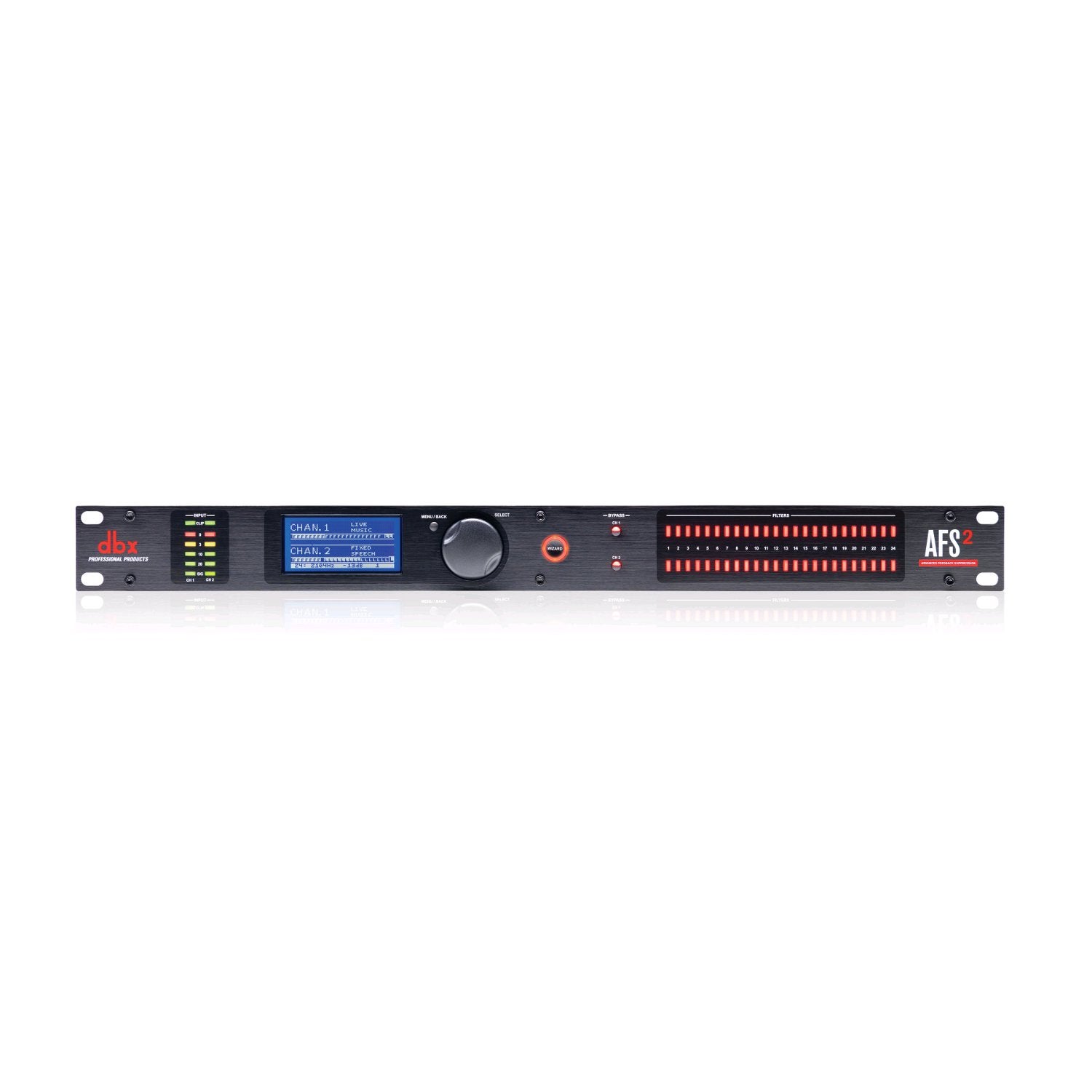 DBX AFS2 feedback onderdrukker
