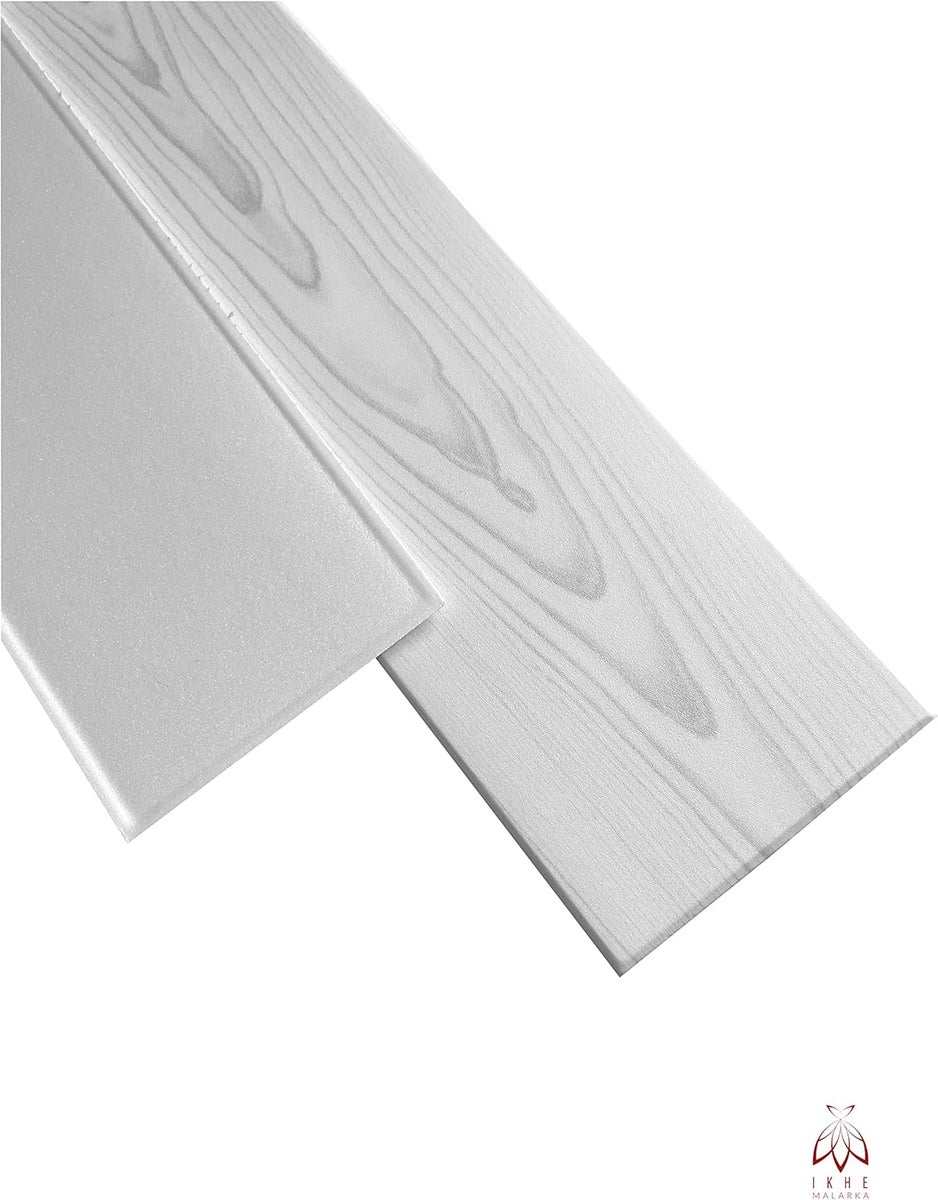 Houtlook panelen van zuiver polystyreen XPS piepschuim, plafond- en wandpanelen, 3 mm dik - 100x16,7cm, 0,16m² P02
