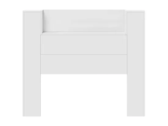 Armoire tête de lit avec LED blanc 120x16,5x103,5