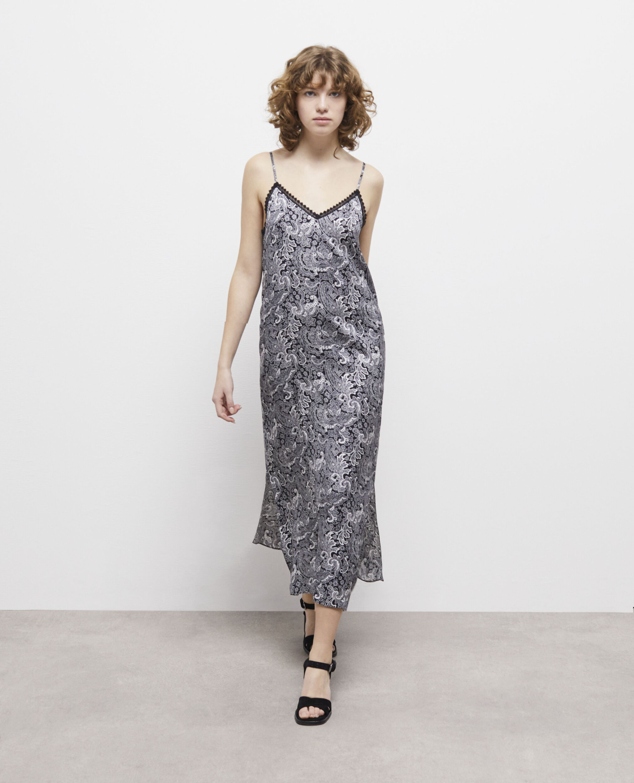 Robe longue imprimée