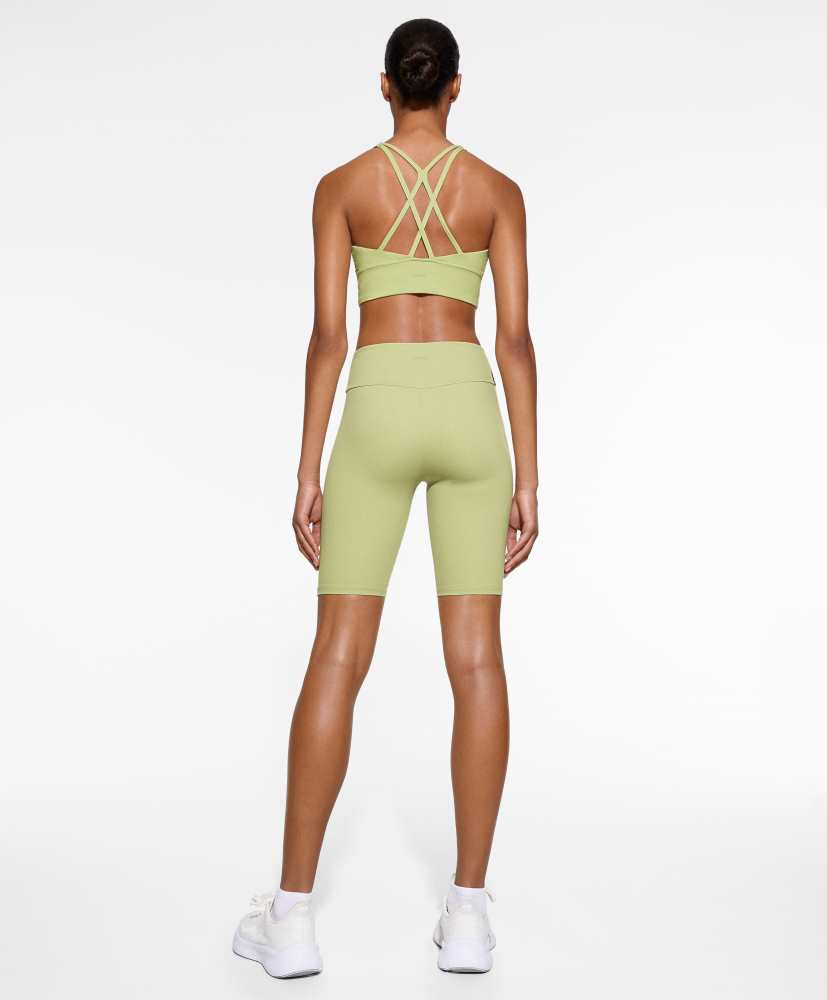 Calça legging de ciclismo Comfortlux de cintura alta, 25 cm