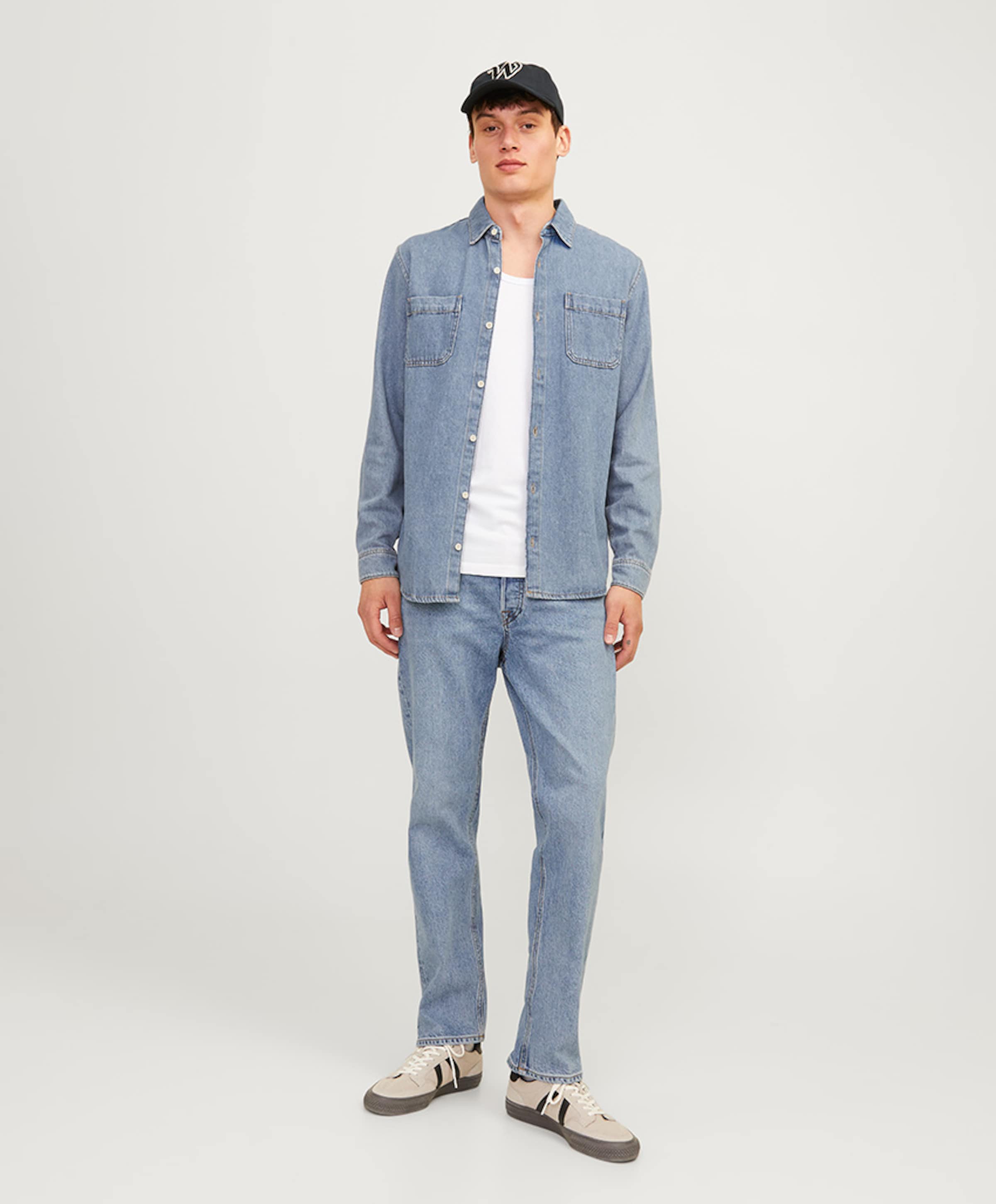 Jack & Jones JJICHRIS JJCLASSIC AM 479 NOOS heren jeans blauw