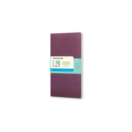 Moleskine Chapter-Notizheft pflaume, Punktraster, Slim Medium