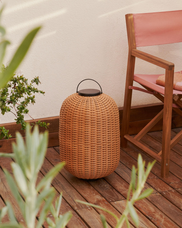 Kave Home Saranella tafellamp H54 zwart