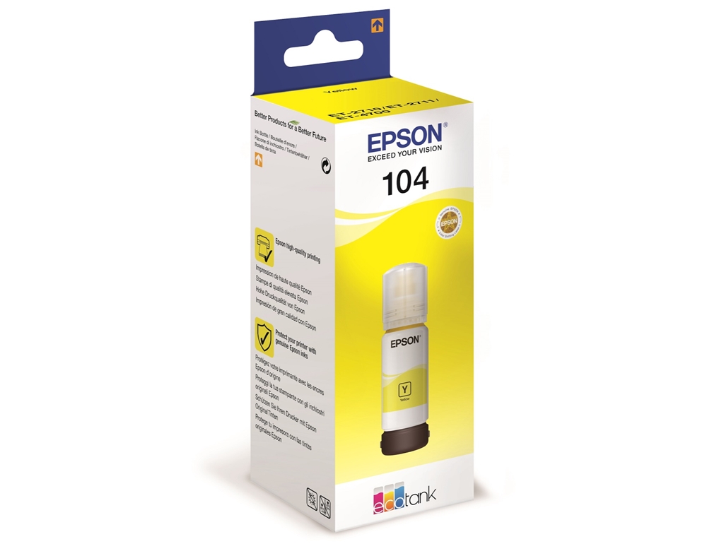 TINTEIRO EPSON AMARELO ECOTANK ET-104