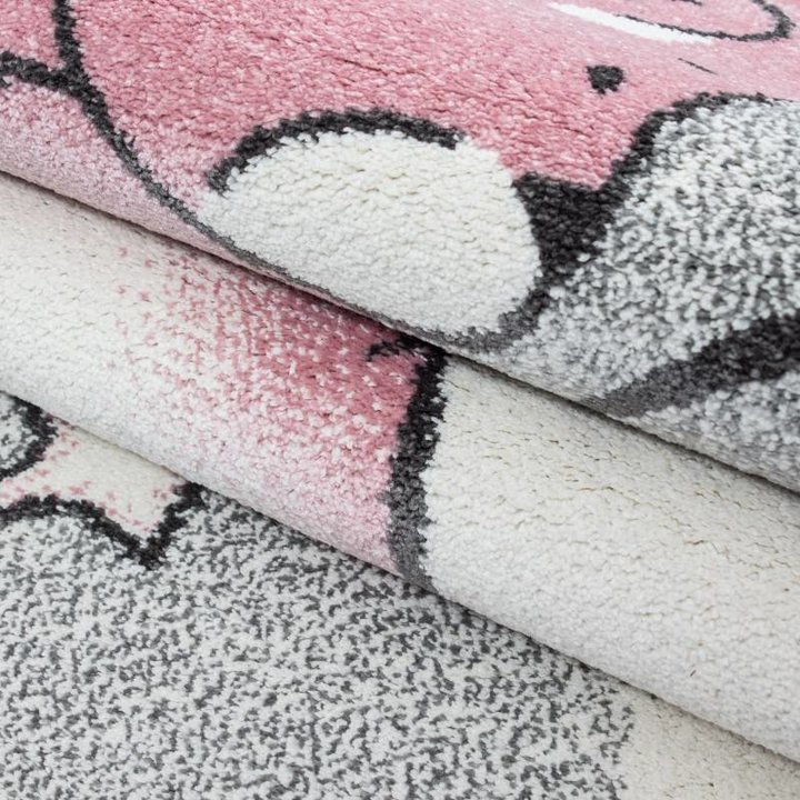 Kindervloerkleed - Beertje Roze