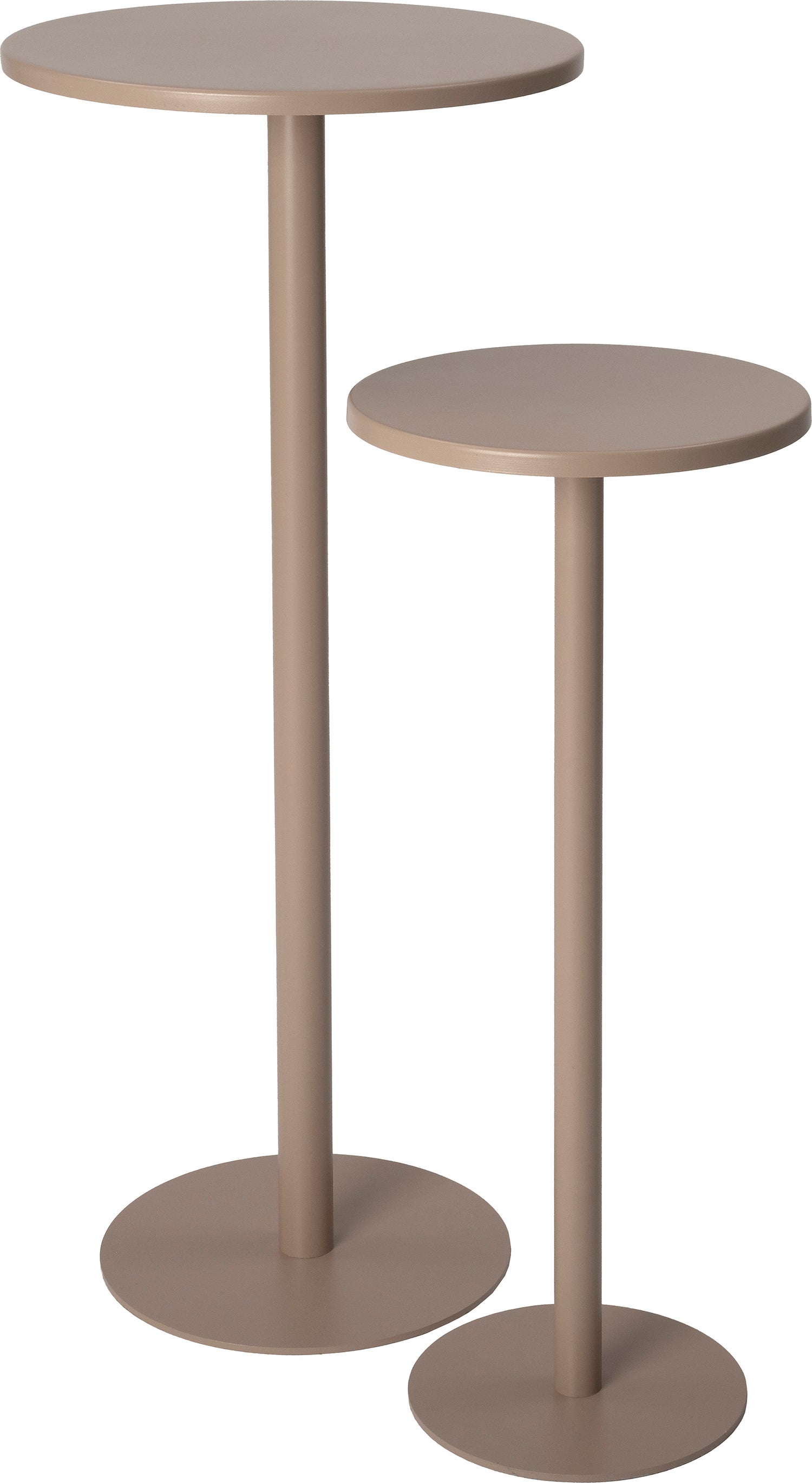 Intratuin bijzettafel Kitty beige D 30 H 70 cm