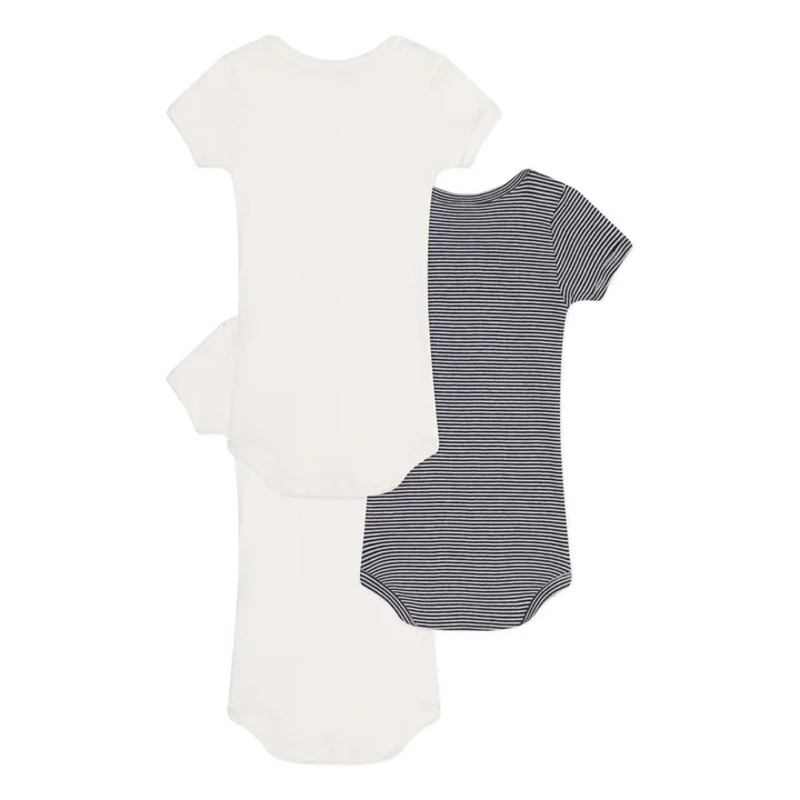 Petit Bateau Lot 3 Bodies Pigeons | Ecru