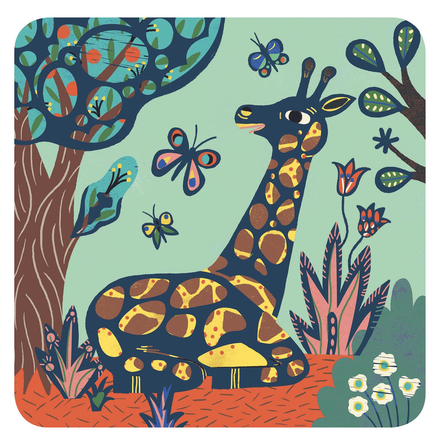 Djeco Kraskaarten Jungle