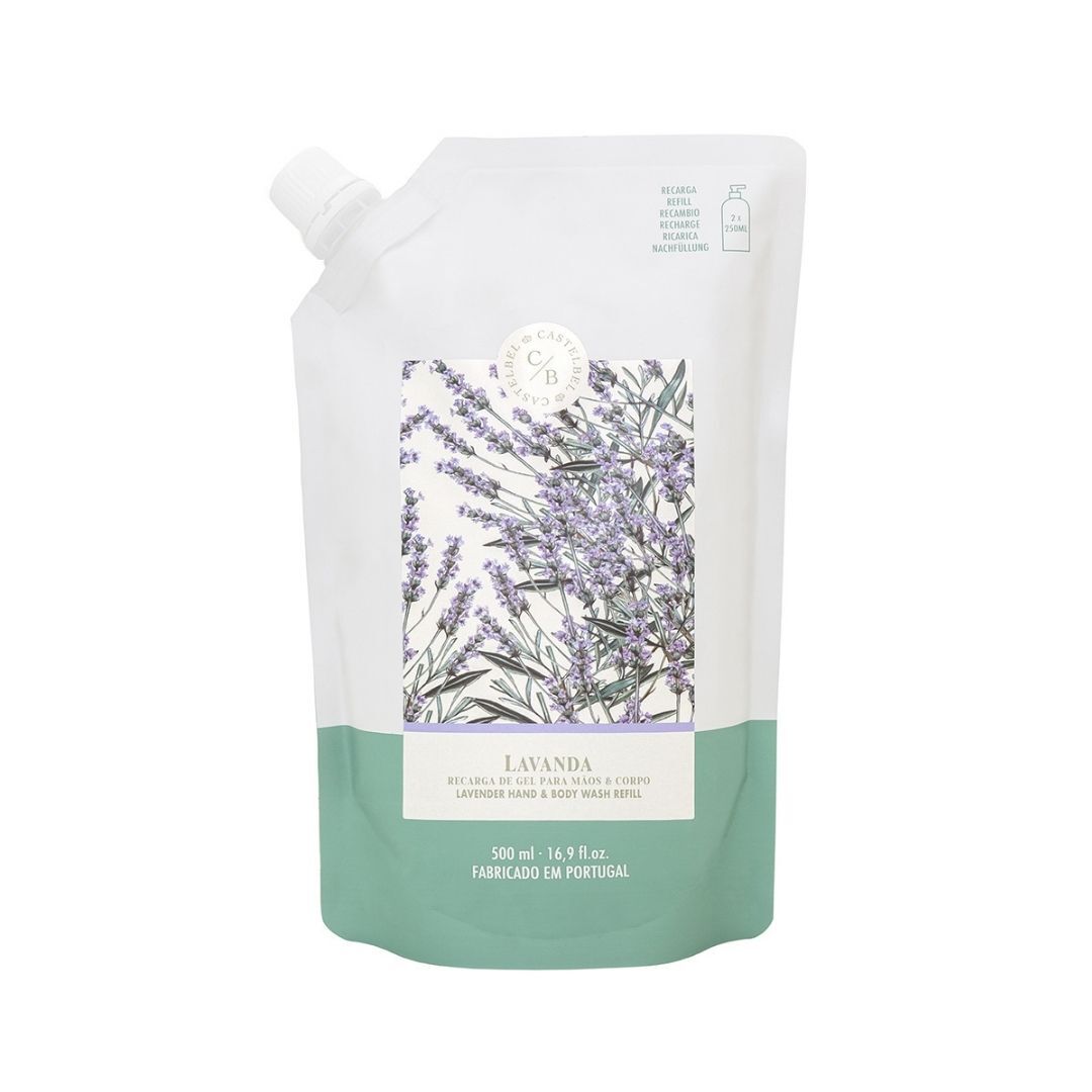 Castelbel LAVANDA Hand&Body Wash Refill Pouch - 500ml