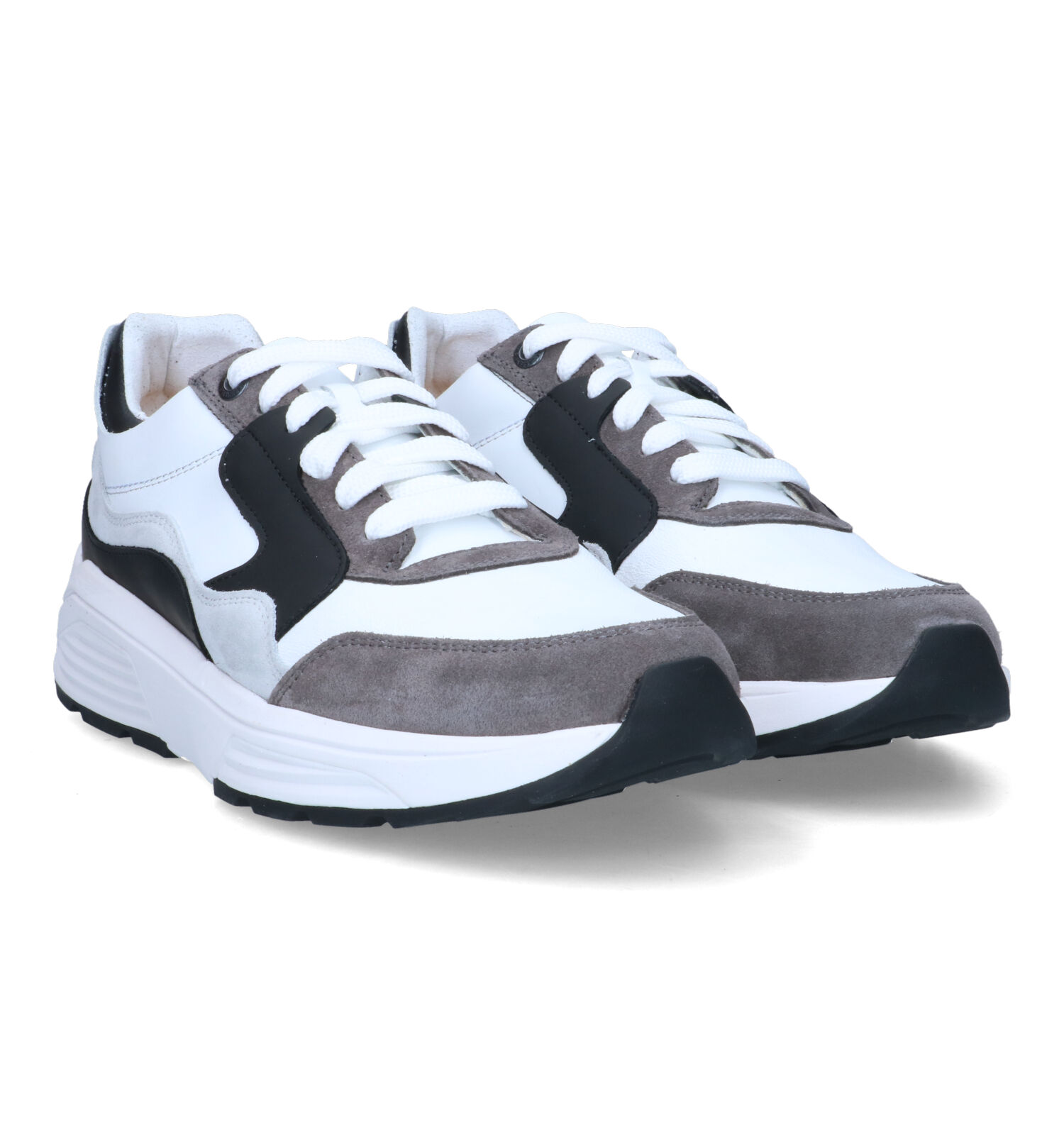 Veterschoenen grijs