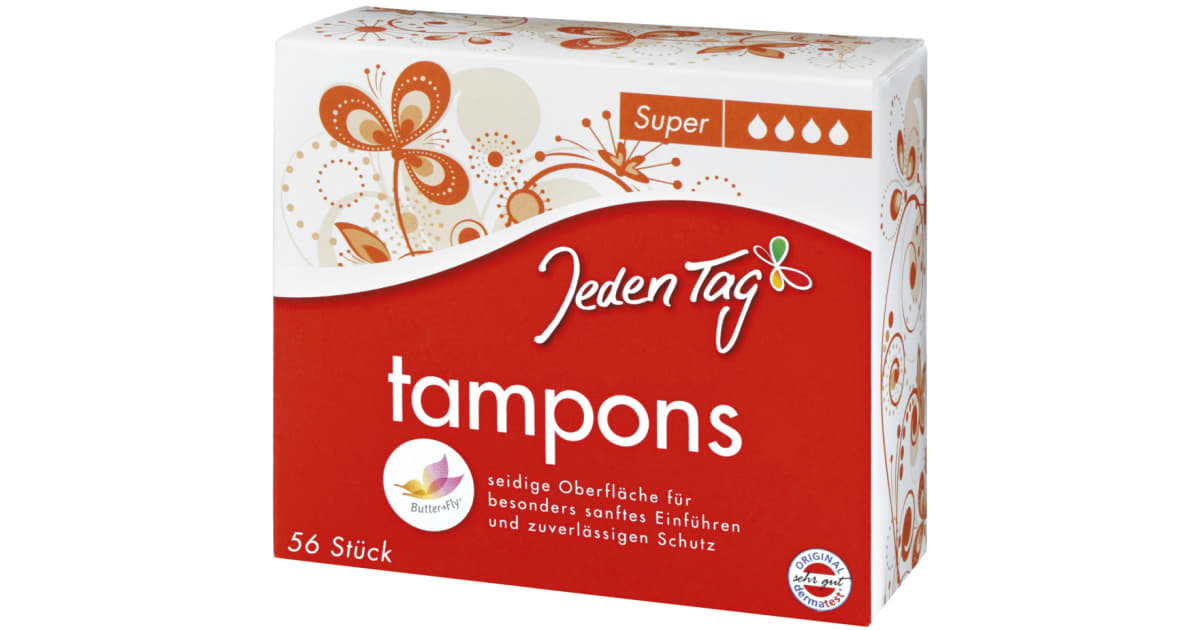 Jeden Tag Tampons Super 56er-Packung