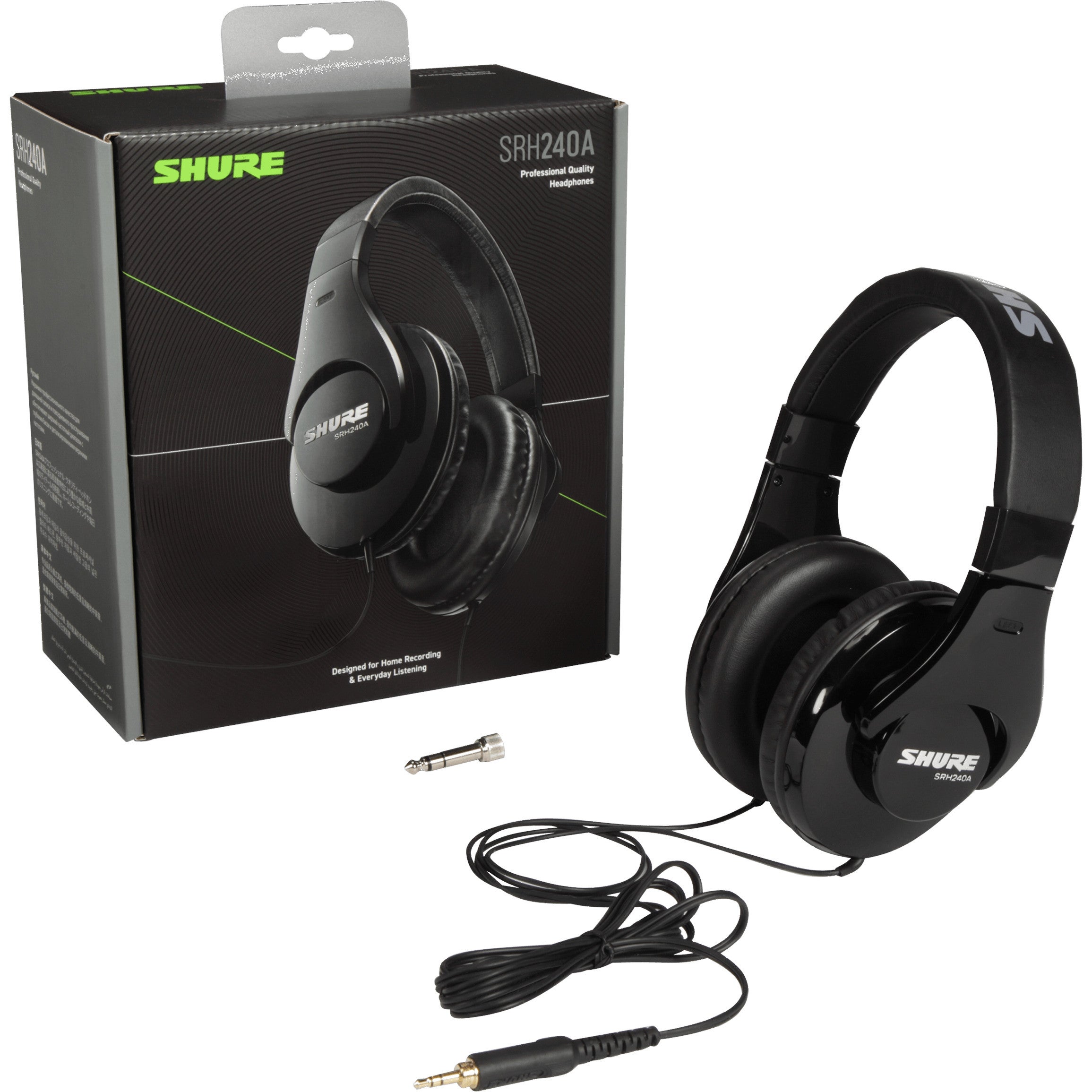 Shure SRH240A hoofdtelefoon zwart