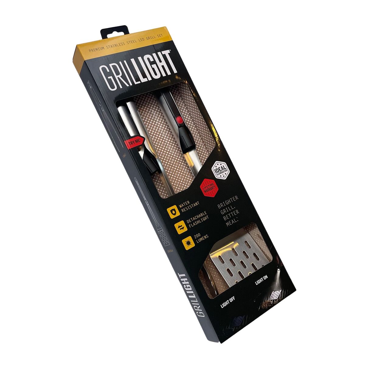 Verktøysett 2-delt med LED-lampe