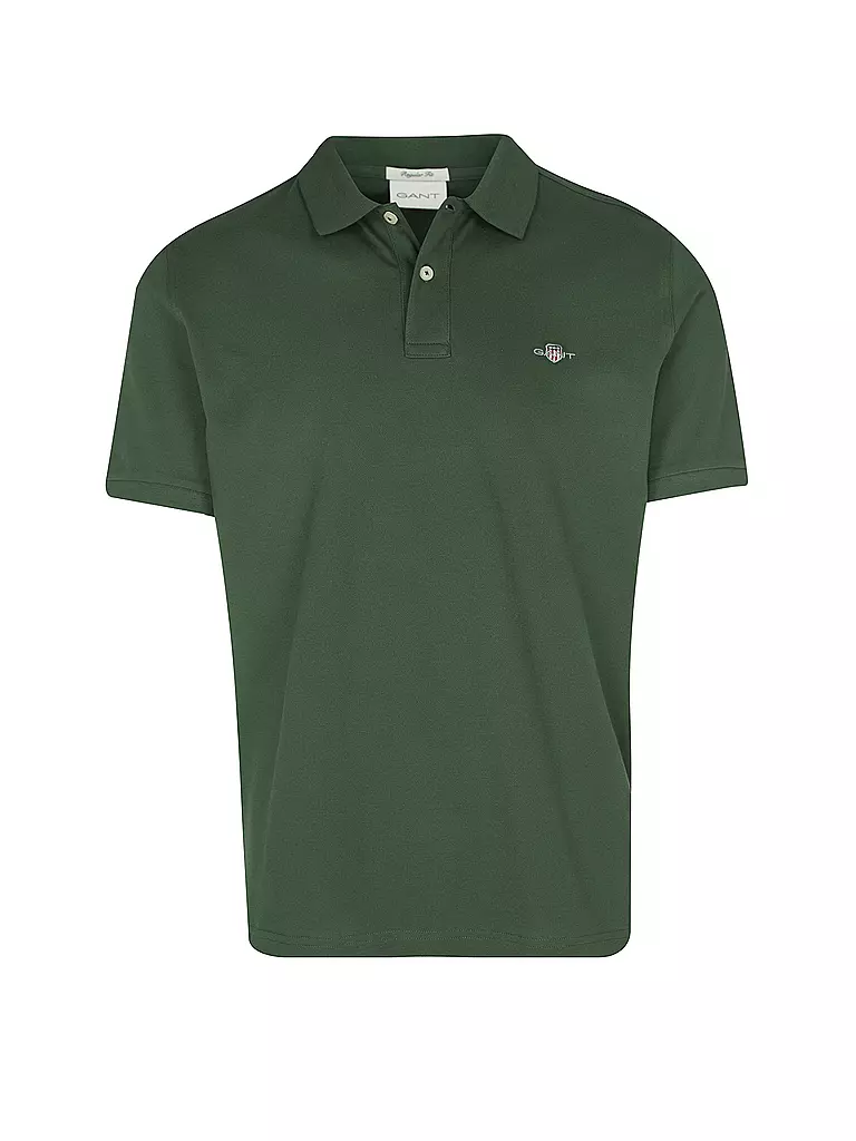 GANT Poloshirt Regular Fit dunkelgrün