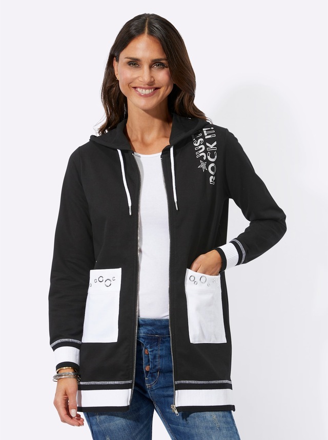 Inspirationen Shirtjacke »Sweatjacke«, 1 Stk.