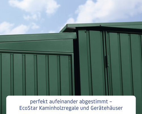 Hörmann EcoStar Trend-V Type 1 brandhoutberging, 122,7 x 102,5 x 198,0 cm, mosgroen