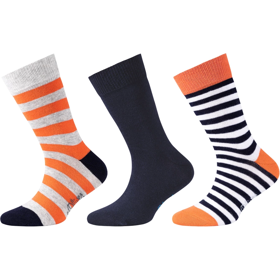 s.Oliver Socken Junior originals organic 3er-Pack ginger