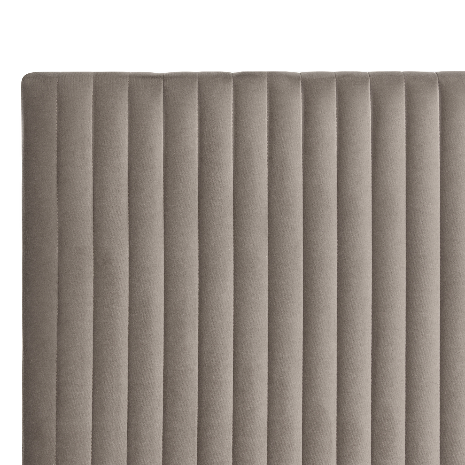 Beliani - DAME - Boxspringbed - Taupe - 180 x 200 cm - Fluweel
