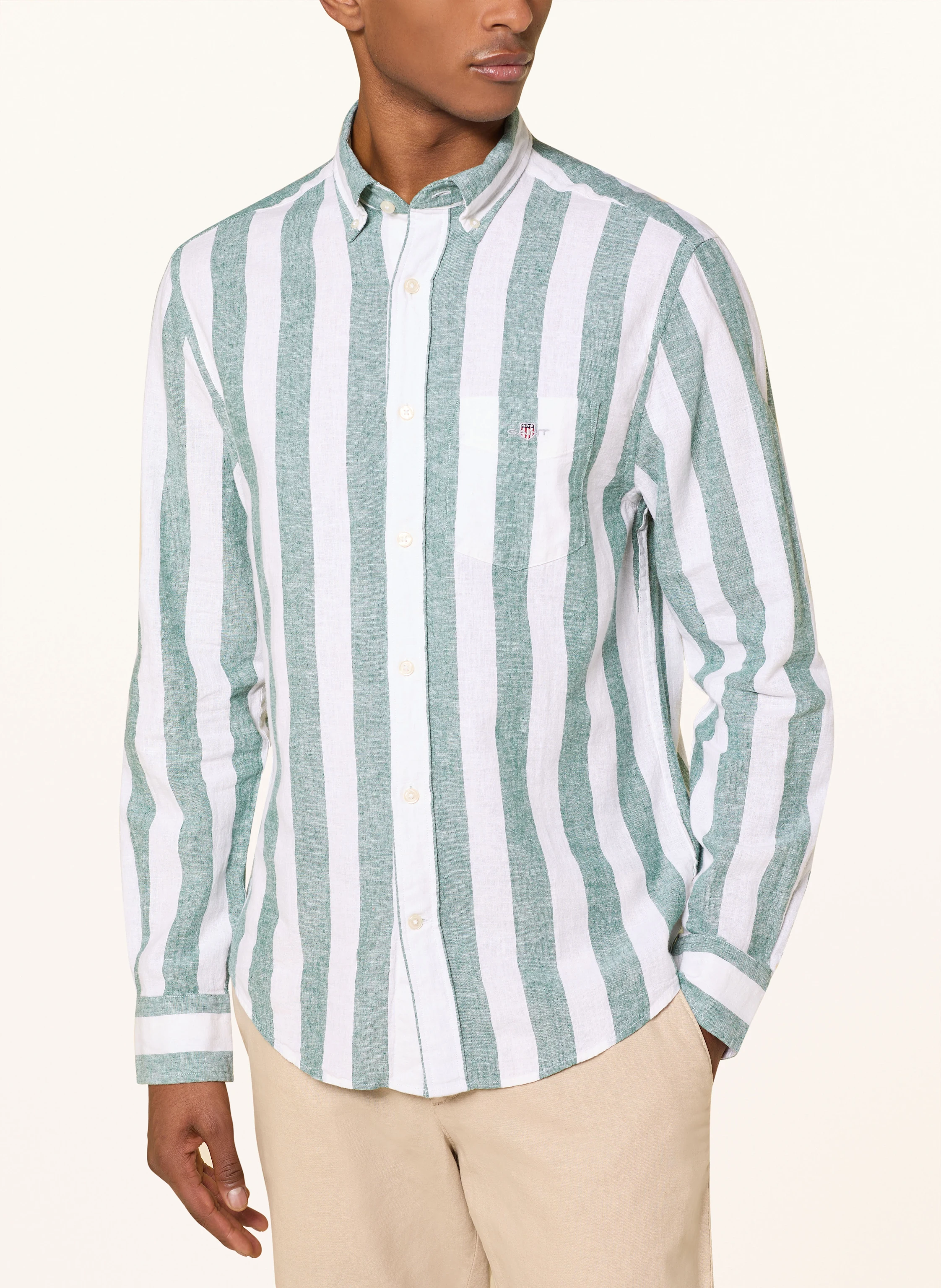 GANT Hemd Regular Fit mit Leinen