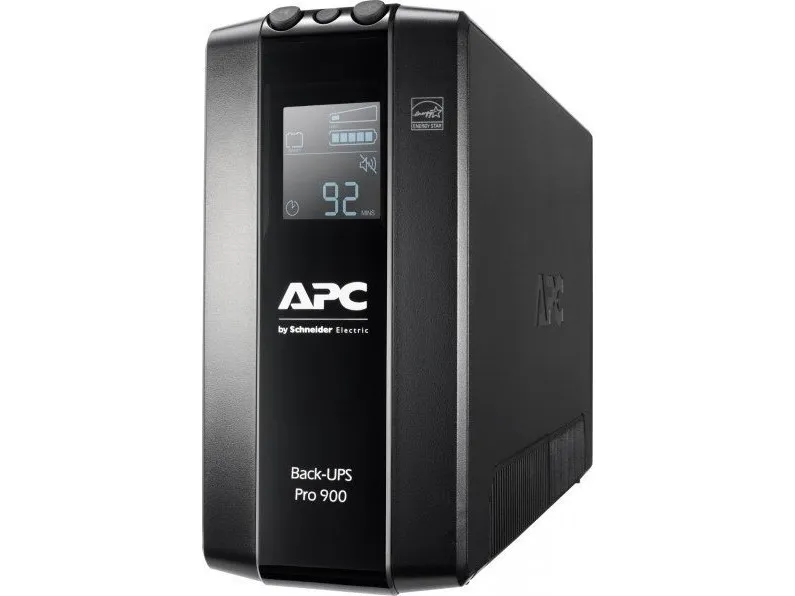 APC Back-UPS Pro BR900MI - UPS - AC 230 V - 540 Watt - 900 VA - USB - output-stikforbindelser: 6 - sort