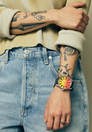 Nixon Nirvana Sentry Leather Unplug Fade