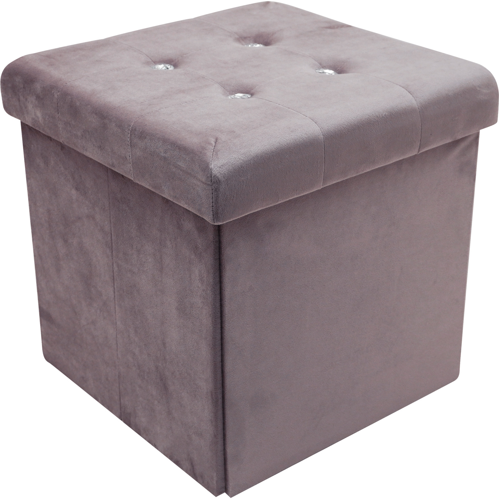 Falthocker Bente, Samtstoff rosa
