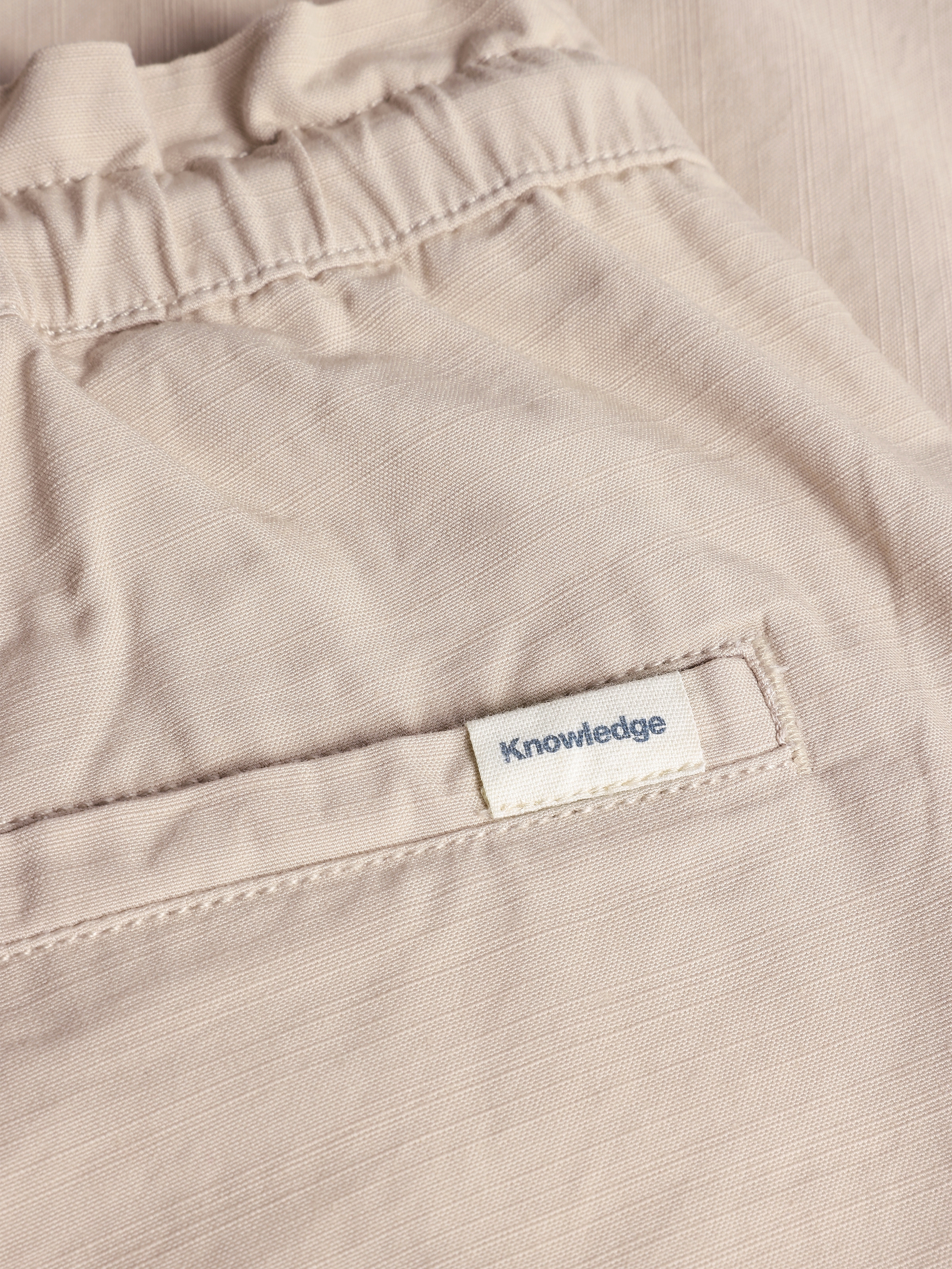 Boardwalk Slub Shorts With Elastic Waist W