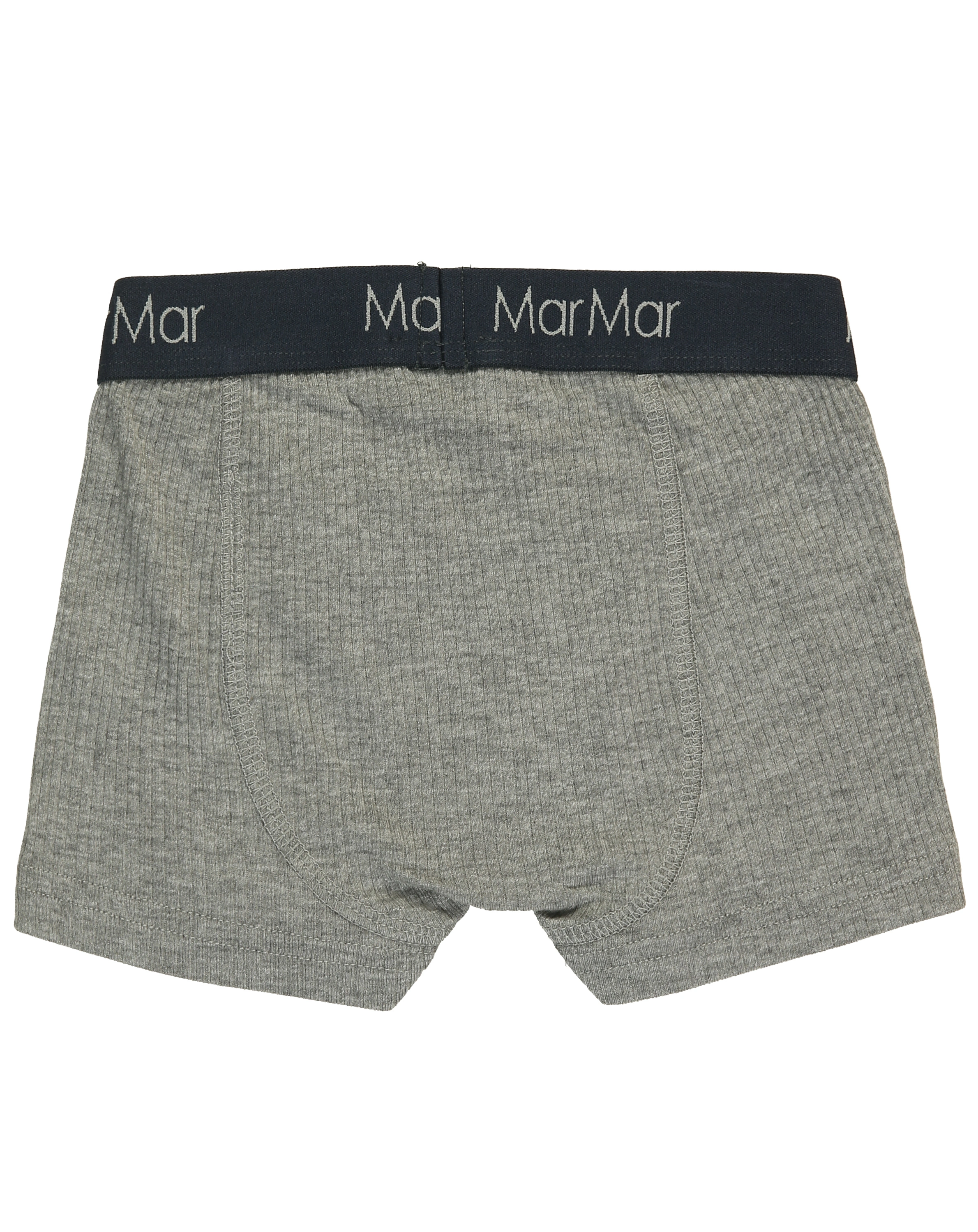 Boxershorts RIB 2er-Set in grey melange