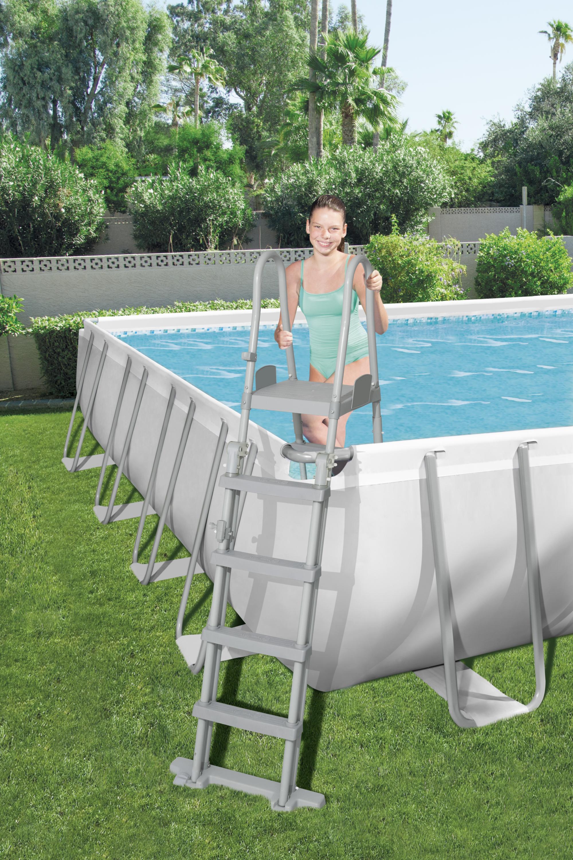 Bestway Pool Komplett-Set Sandfilter 956 x 488 x 132 cm