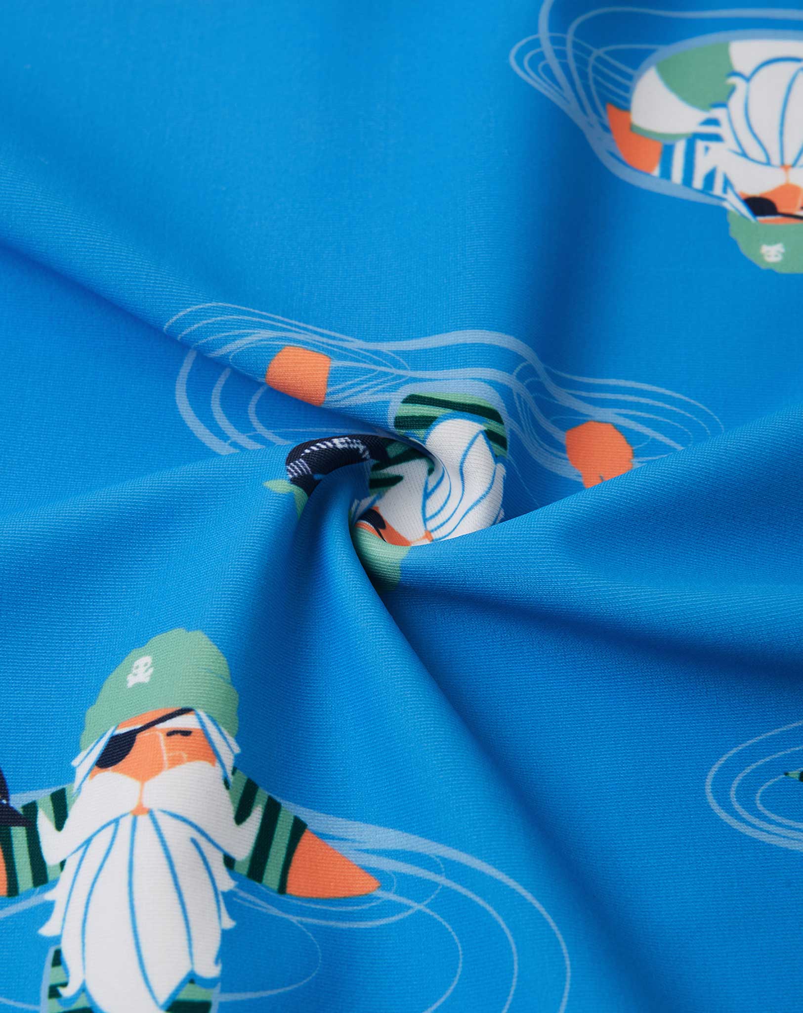 UV-Badeshirt TUVALU PIRAT in cool blue