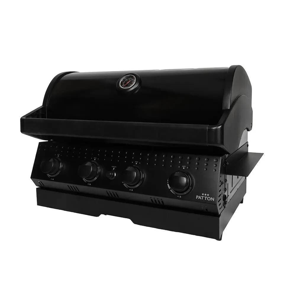 Patton Opus Inbouw Gasbarbecue - 3 Branders   Searbrander