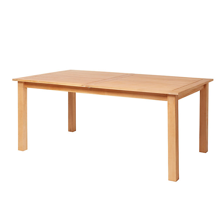 Table de jardin Molara en bois coloris naturel L.180/240 x l.106 x H.75 cm