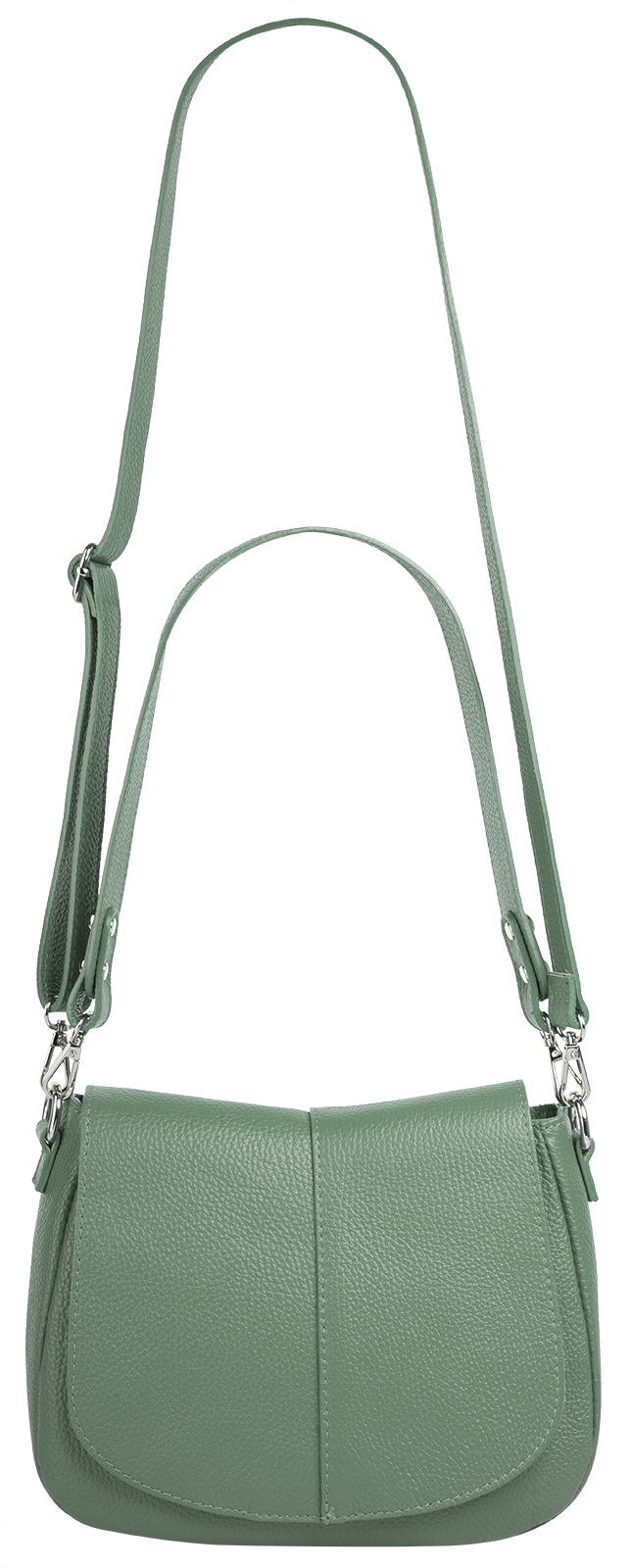 Cluty Umhängetasche echt Leder, Made in Italy