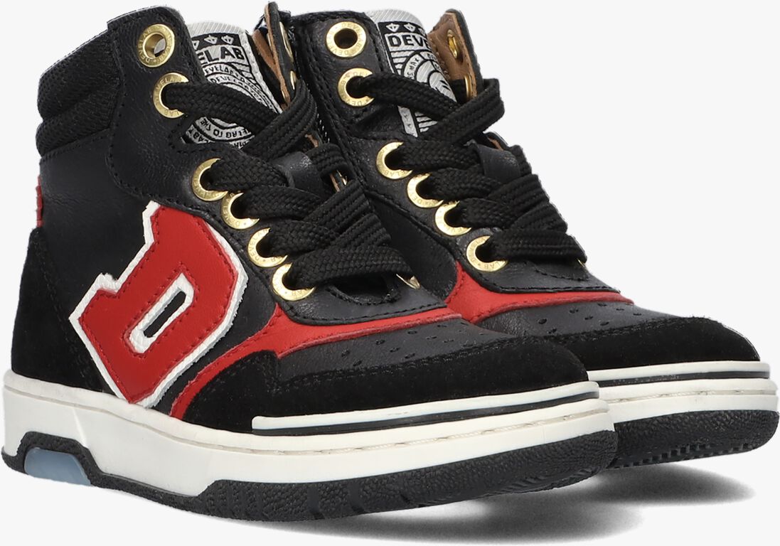 DEVELAB zwarte develab hoge sneaker 44305