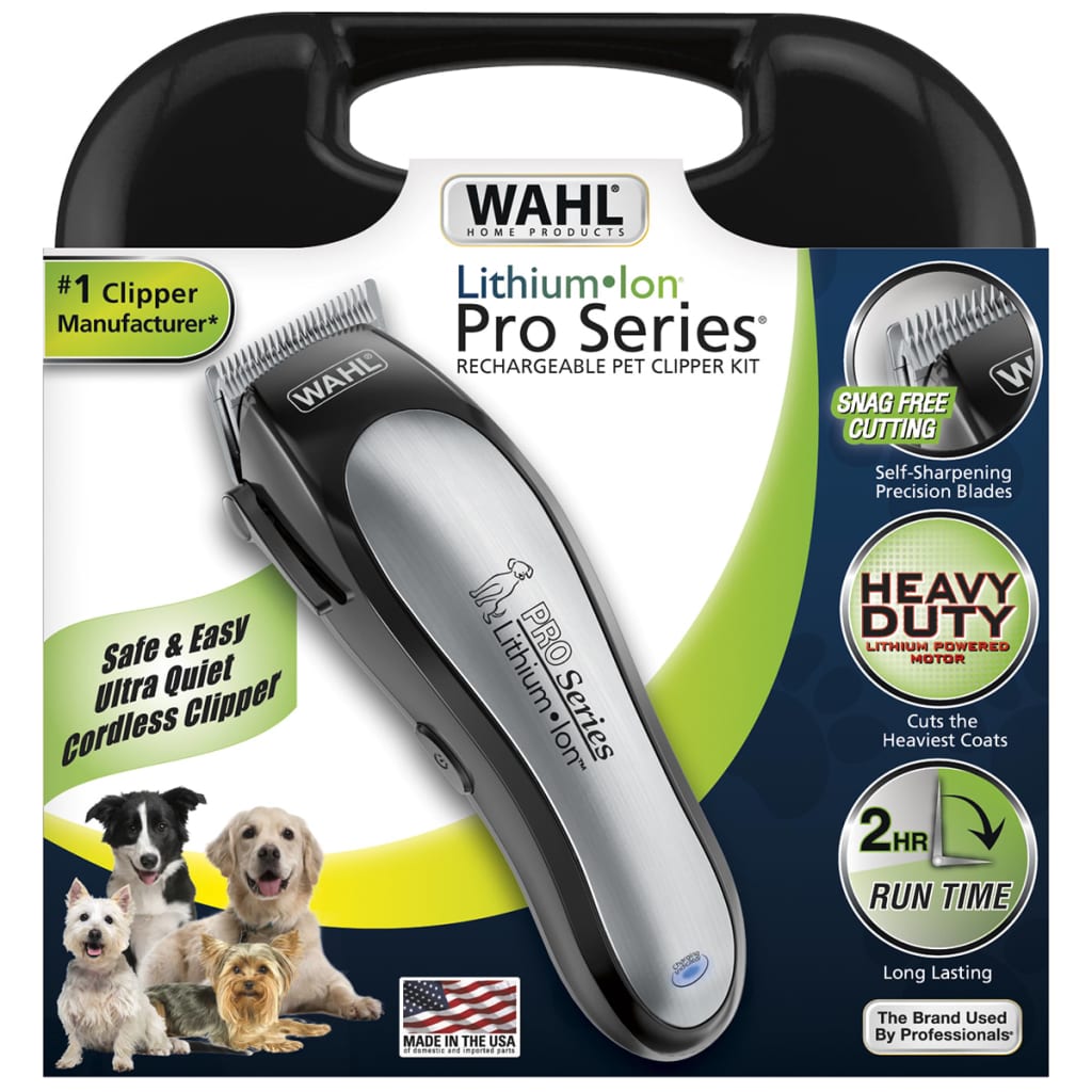 Tondeuse à poils d'animaux 12pcs lithium ion pro series 09766-016