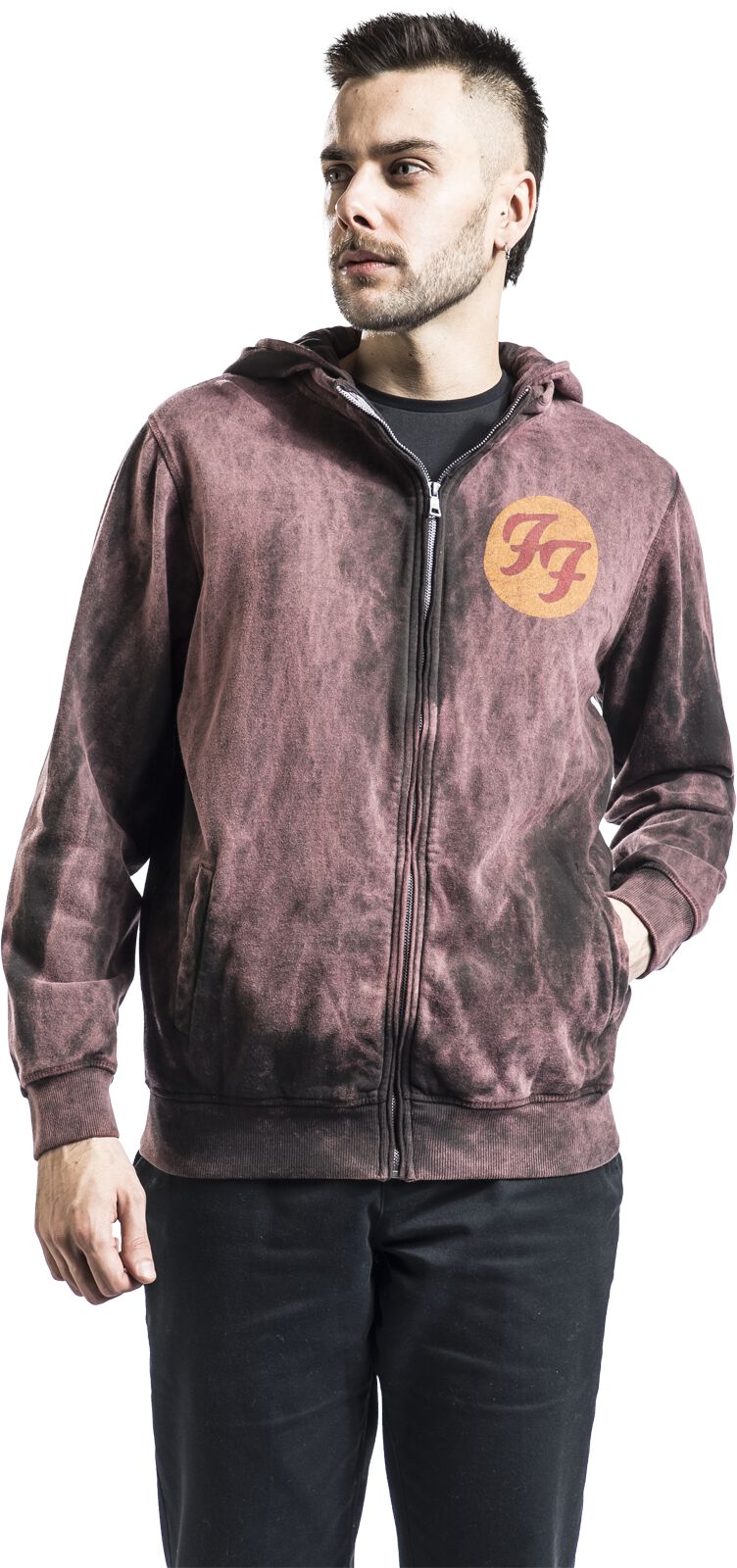 Big Red Delicious | Foo Fighters Sweat-shirt zippé à capuche