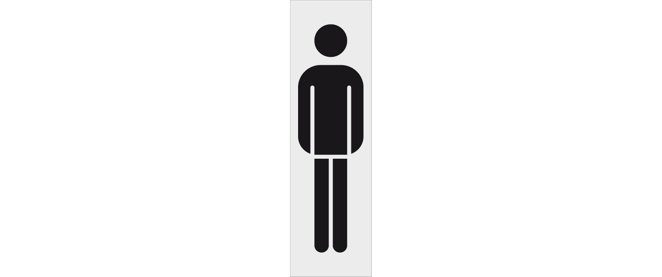 Hinweisschild HerrenHinweisschild aus Aluminium