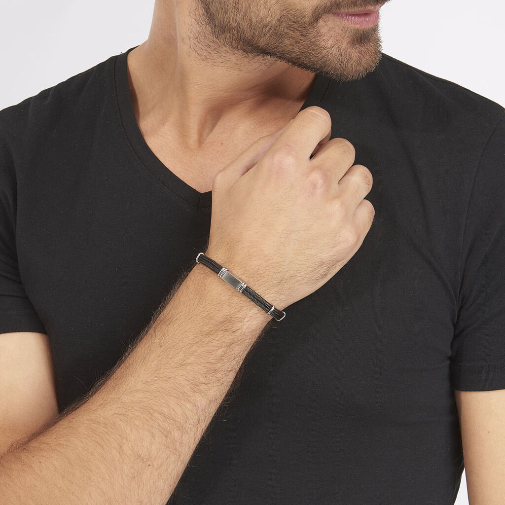 Bracelet Yannik Acier Blanc