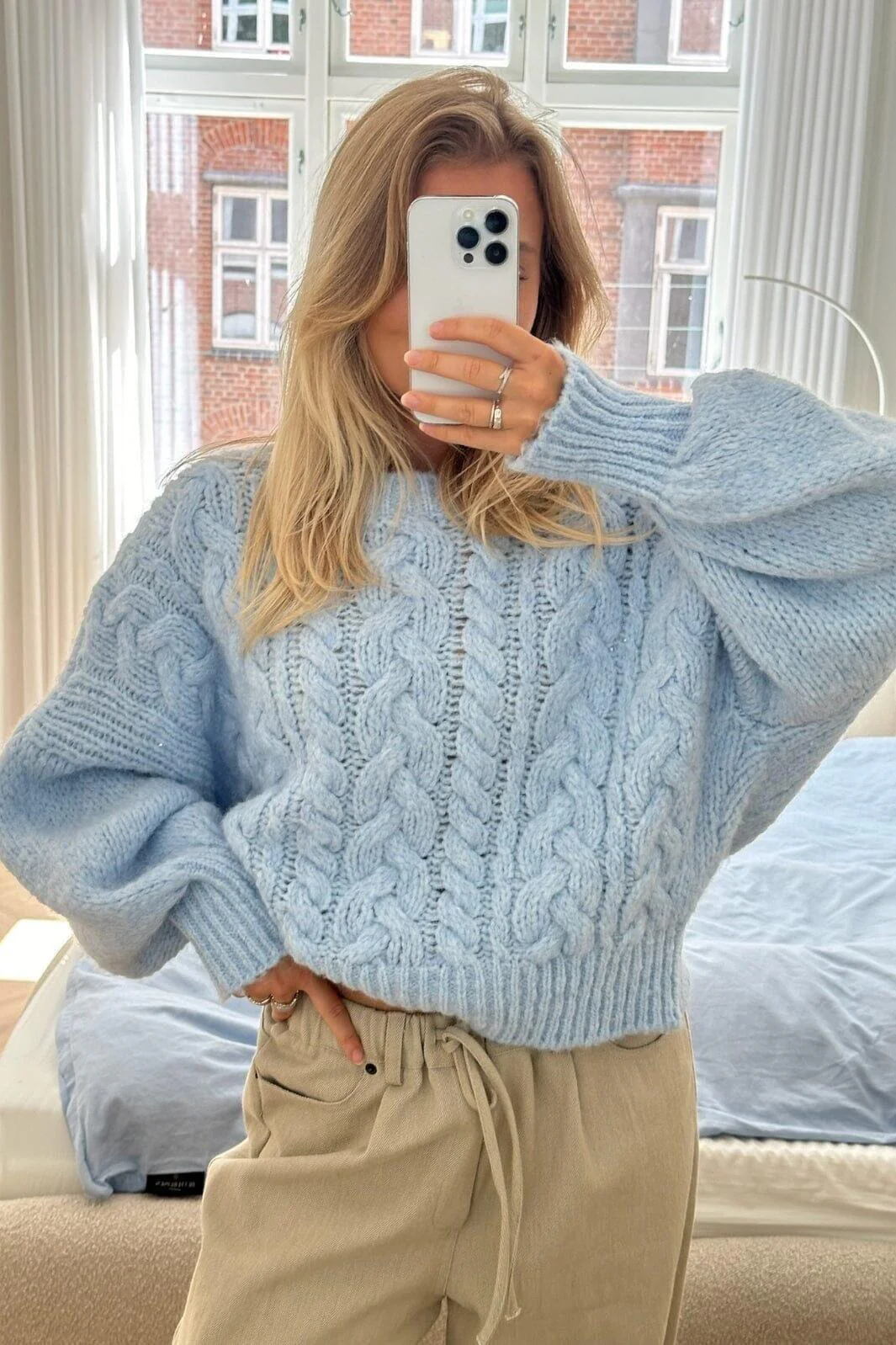 BYIC Noraic Sweater lightblue light blue