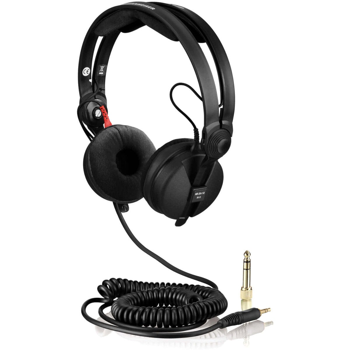 Zomo HD 25 Spiral Cord Yellow DeLuxe krulkabel voor Sennheiser HD 25