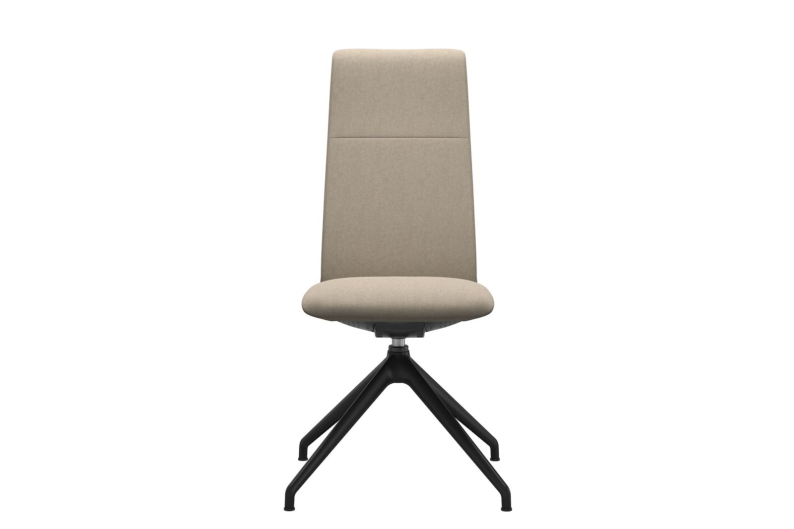 Chilli spisestol Tekstil Calido - Light Beige - Sort