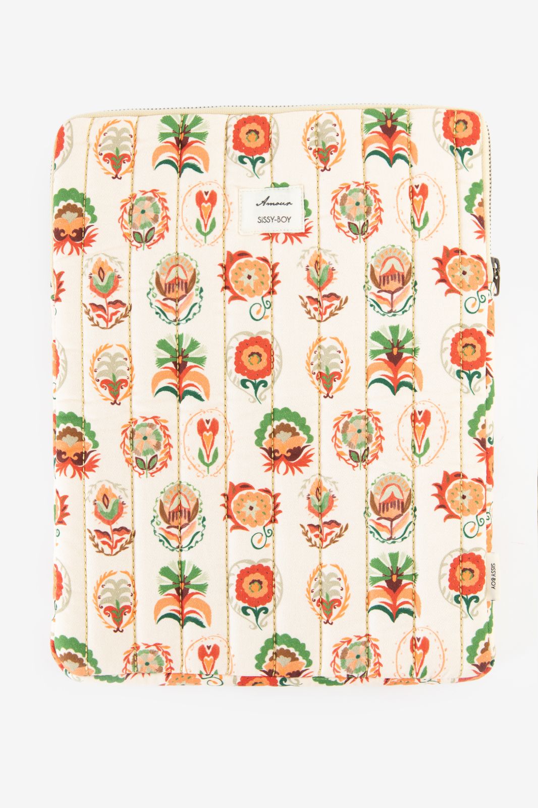 Multicolour laptophoes met bloemenprint