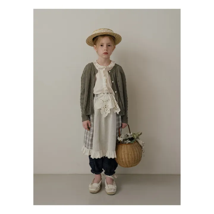 Louisiella Blouse Maila Brodée  | Crème