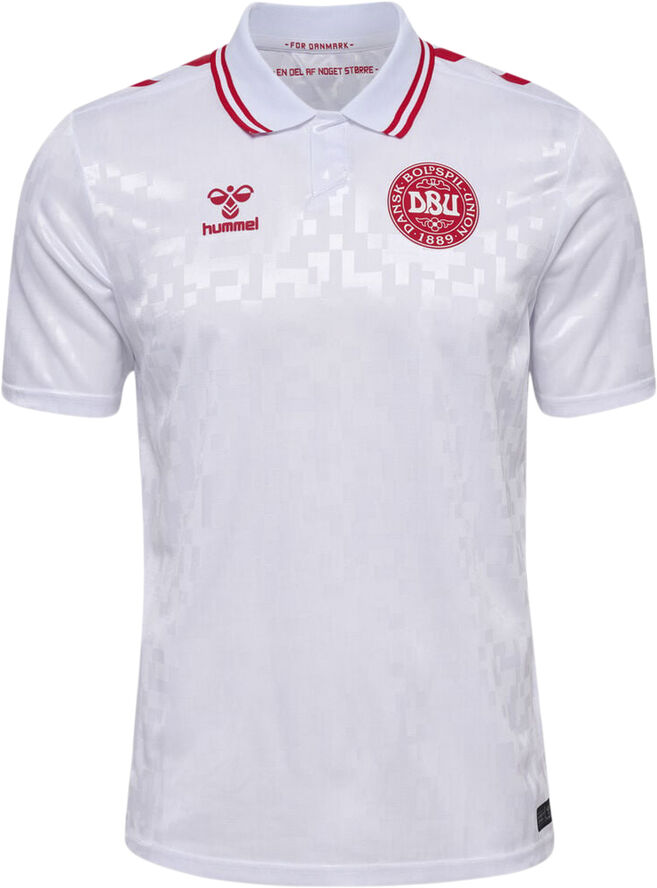 Hummel DBU Danmark 24 Udebanetrøje Voksen Hvid