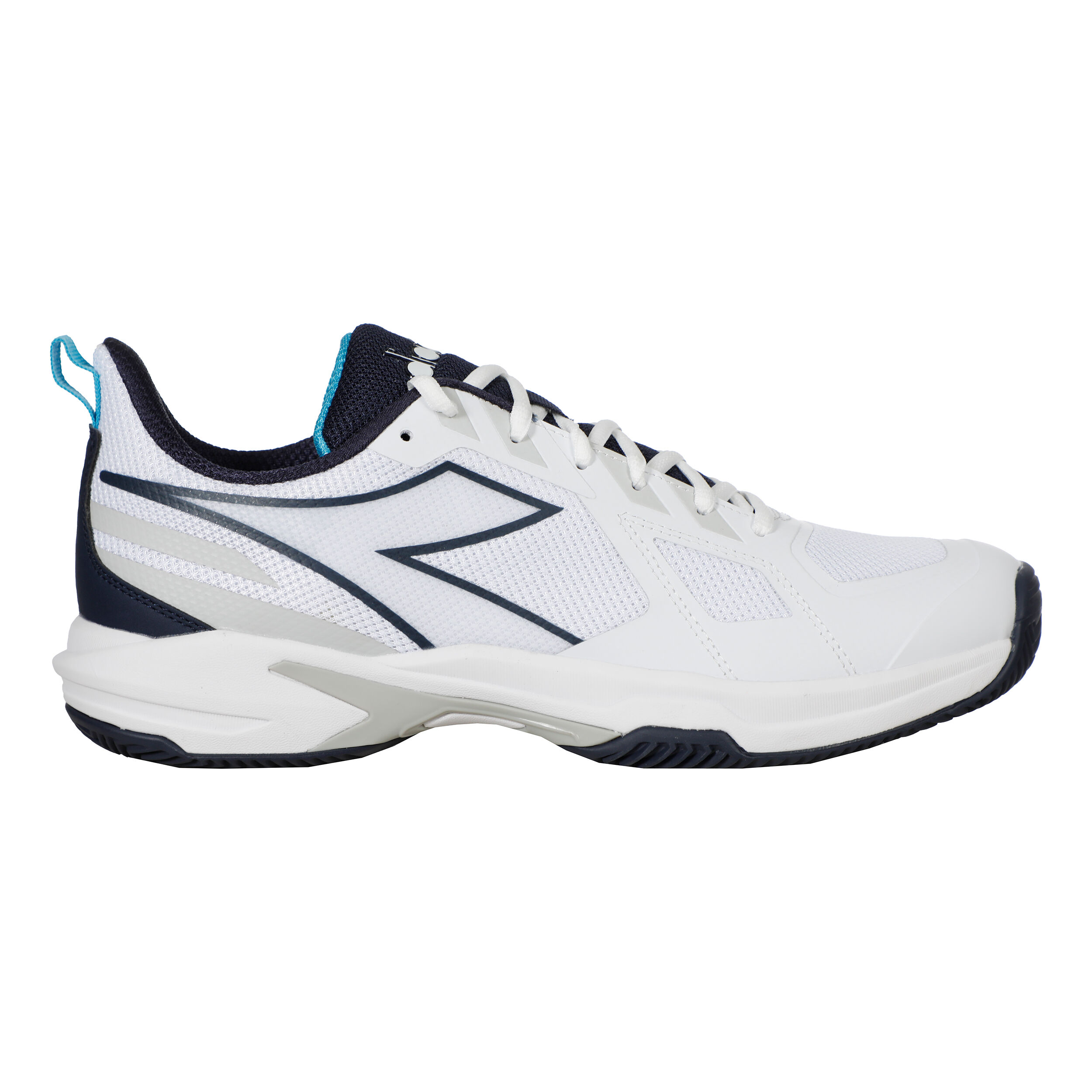Diadora Trofeo 3 Chaussure Terre Battue Hommes - Blanc , Bleu Foncé