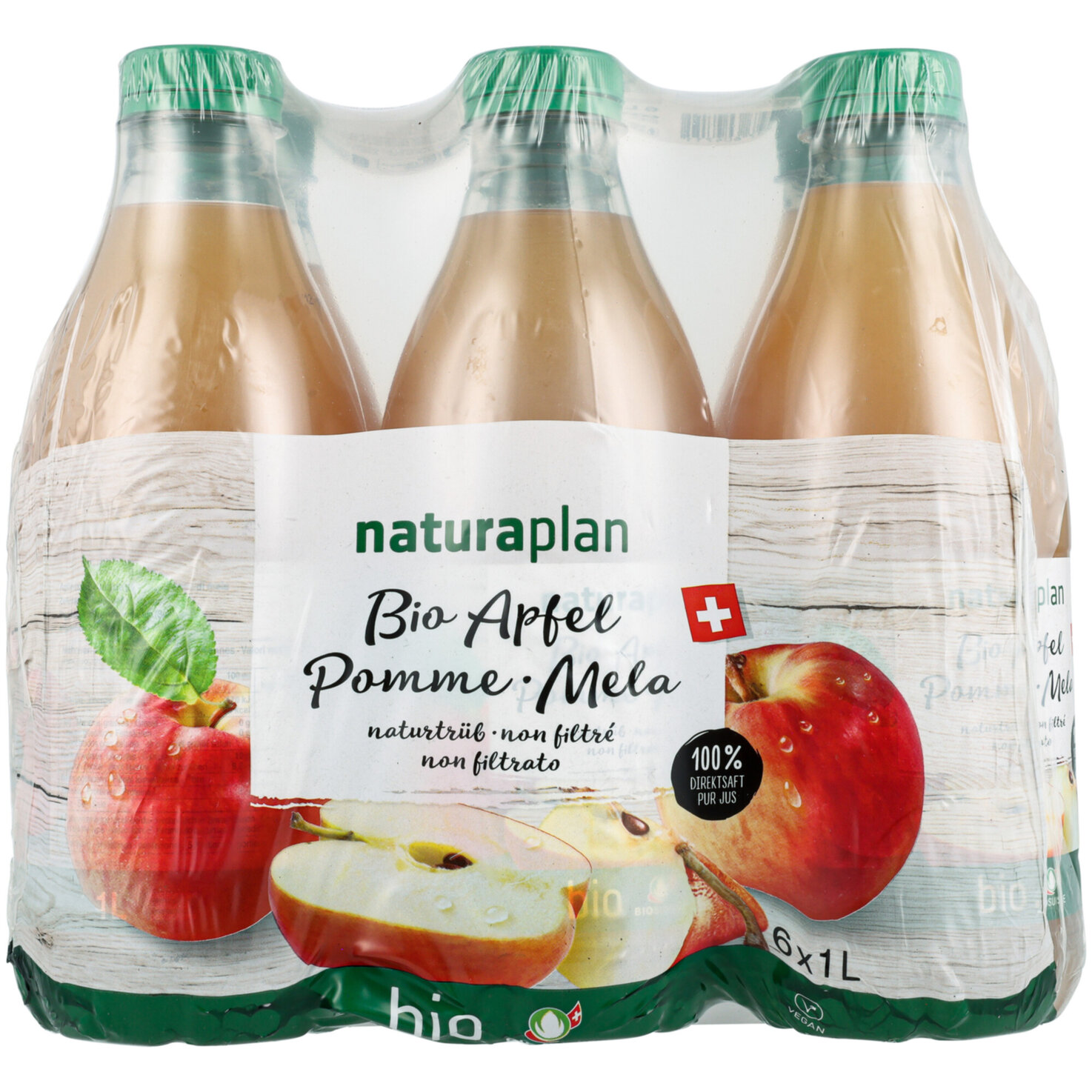 Naturaplan Bio Apfelsaft 6x1L