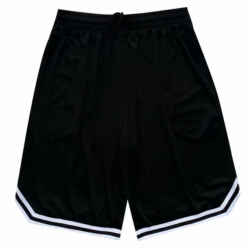 Acrius - Shorts met hoge taille en contrasterende afwerking