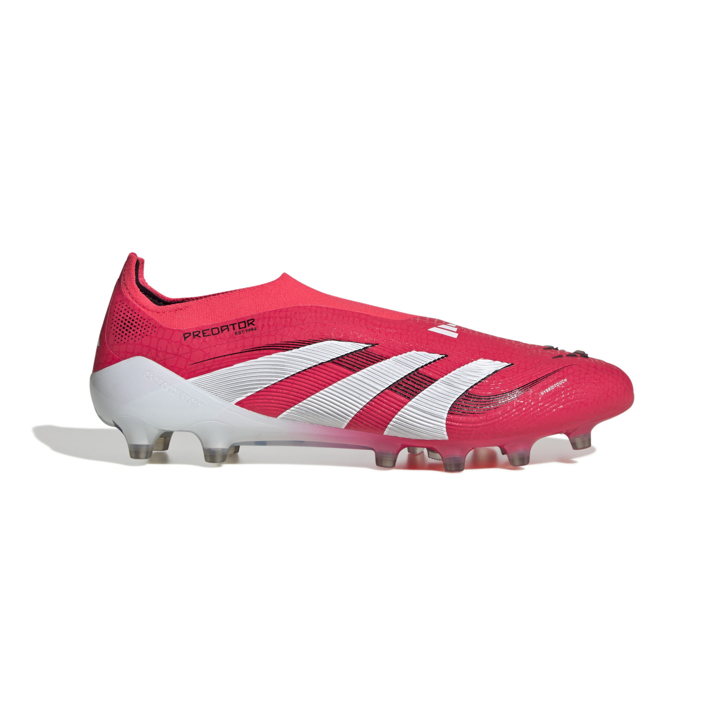 Adidas Predator Elite Veterloze Kunstgras Voetbalschoenen (AG) Rood Wit Zwart